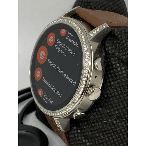 Fossil Gen 4 Authentic Digital Dial Smart Watch Custom Band FTW6013 LT402 - Picture 4 of 12